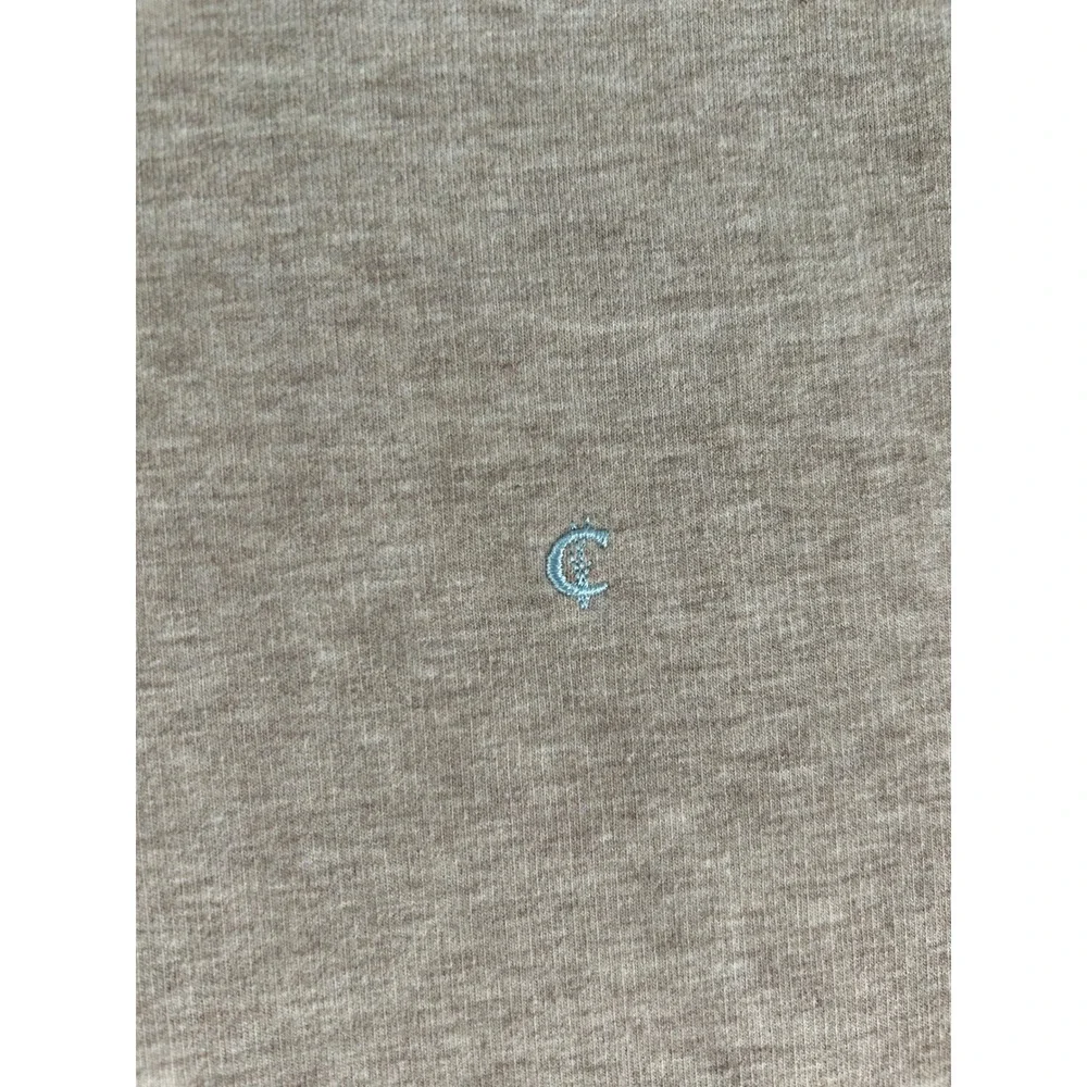 Criquet Quarter Zip Pullover Mens XL Tan Heathered Greenbrier Modal‎ Blend Soft